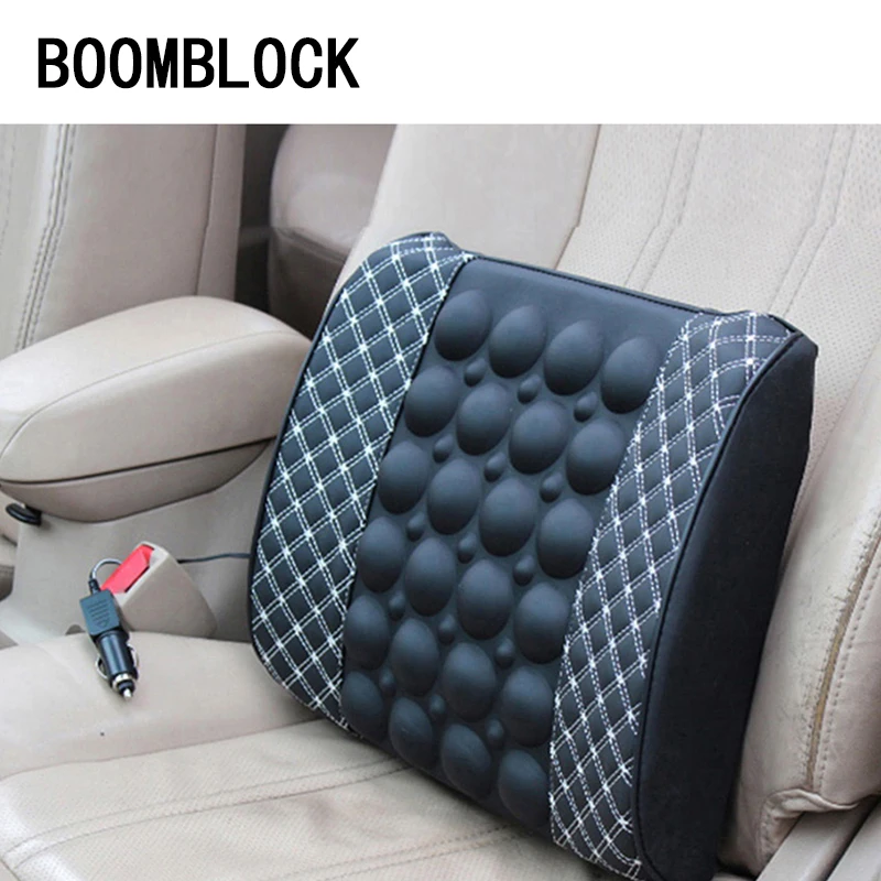 Boomblock 1set Car Heated Back Pad Seat Cushion Cover 12v For Vw Polo