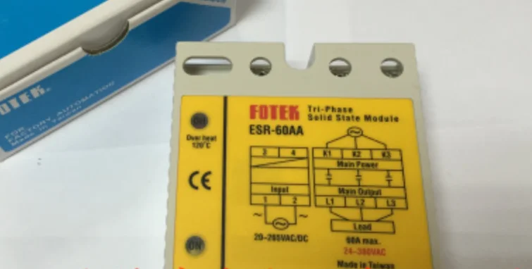 대만 새로운 원래 FOTEK 솔리드 스테이트 릴레이 ESR-60AA