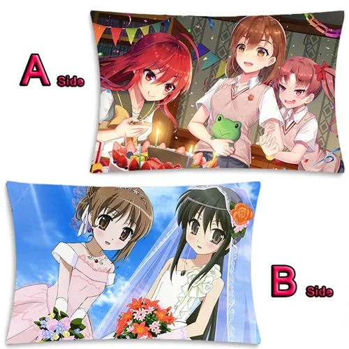 Аниме Shakugan no Shana khamsin обнимающий чехол для подушки для тела, наволочка для кровати, чехол для подушки, сексуальный двусторонний принт, подарки, 2WAY 35x55 см - Цвет: 01