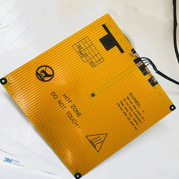 

3D printer special accessories hot bed platform special aluminum substrate anti-warping edge 12V/24V double voltage