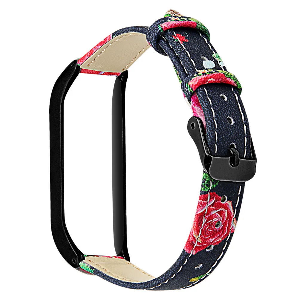 Сменный Браслет с ремешком+ металлический чехол для Xiaomi Mi Band 4 bracelee - Цвет: A