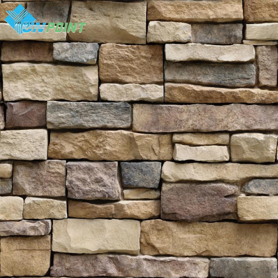 3D наклейки на стену самоклеящиеся водонепроницаемые обои из ПВХ с имитацией