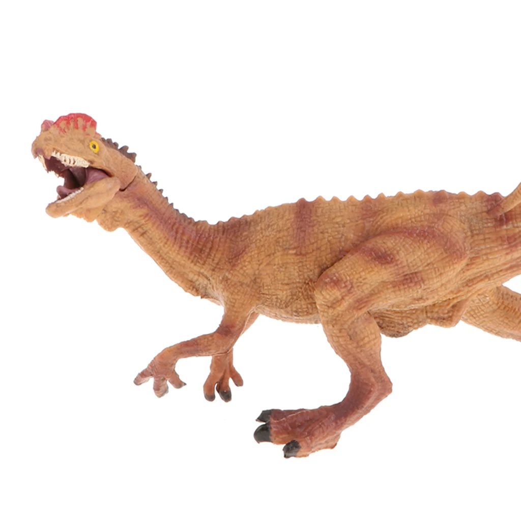 Lifelike Dilophosaurus Dinosaur Model Toy, Plastic Dinosaur for Kids and Toddlers, Educational Toy, Birthday Presents