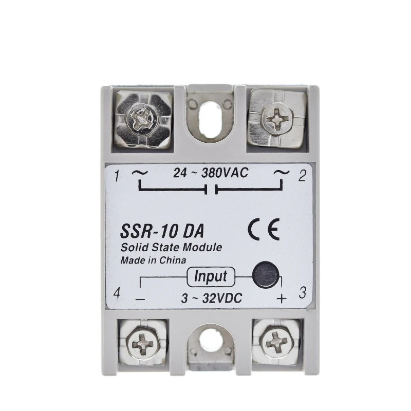 1/2/5PCS Halbleiterrelais SSR-10DA SSR-25DA SSR-40DA SSR-50DA 10A 25A 40A 50A DC 3-32V ZU DC 24-380V AC SSR Für Relaismodul – Detail 7