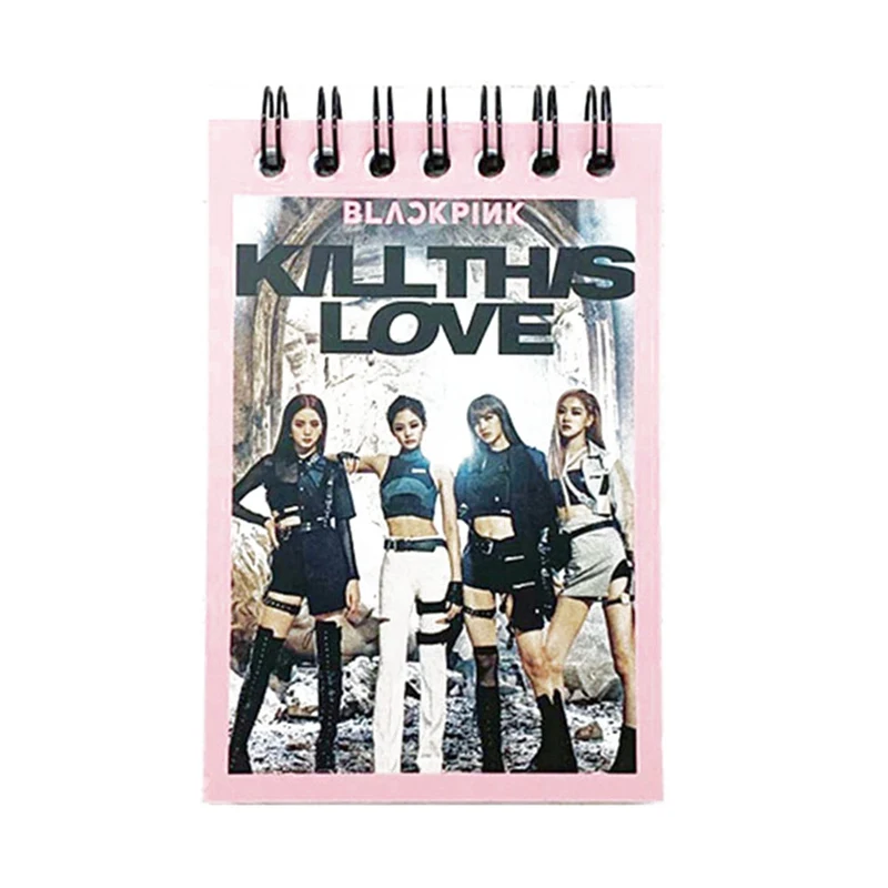 Kpop BLACKPINK NCT Izone X1 IZONE TWICE Lisa Jennie Rose Jisoo Coil notebook портативный Pocketbook Note колодки оптом отображение