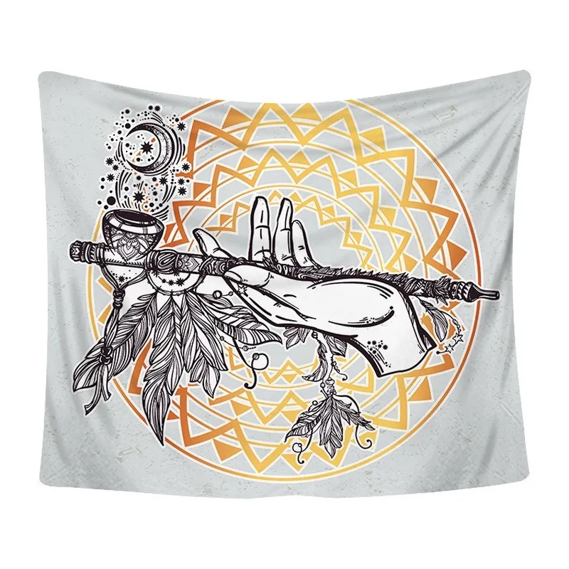 Скандинавский гобелен ins домашний декор для кровати тканевый настенный пляжное