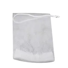 Мыло ручной работы, пенящееся чистое мыло, очищающее пенящееся Сетчатое мыло, очищающее средство для лица, пенящиеся мешки 150*95 мм белый