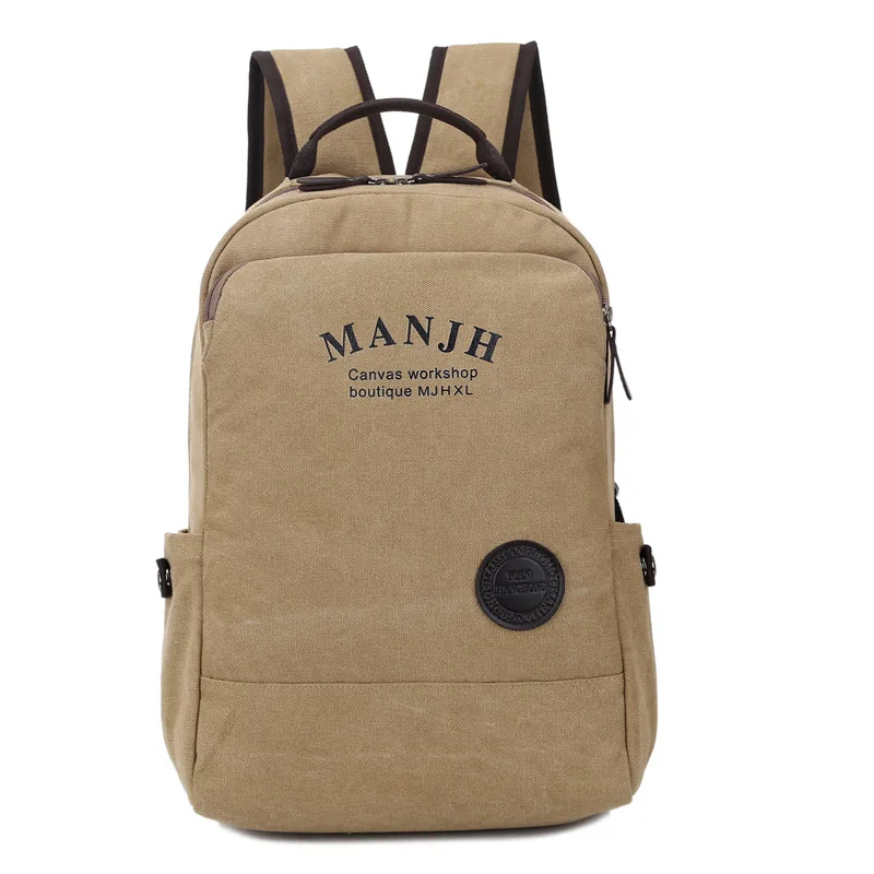 

Manufacturers Direct Selling 2019 New Style Canvas Men Backpack Trend Casual Women's High School And College Students Large Capa
