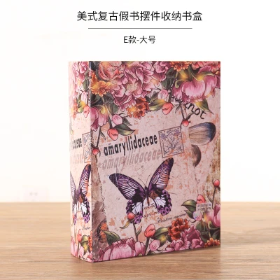 Европейская американская Ретро Jingmei имитация книжная коробка мебель для дома и офиса shuppim Европейская декоративная коробка для учебы