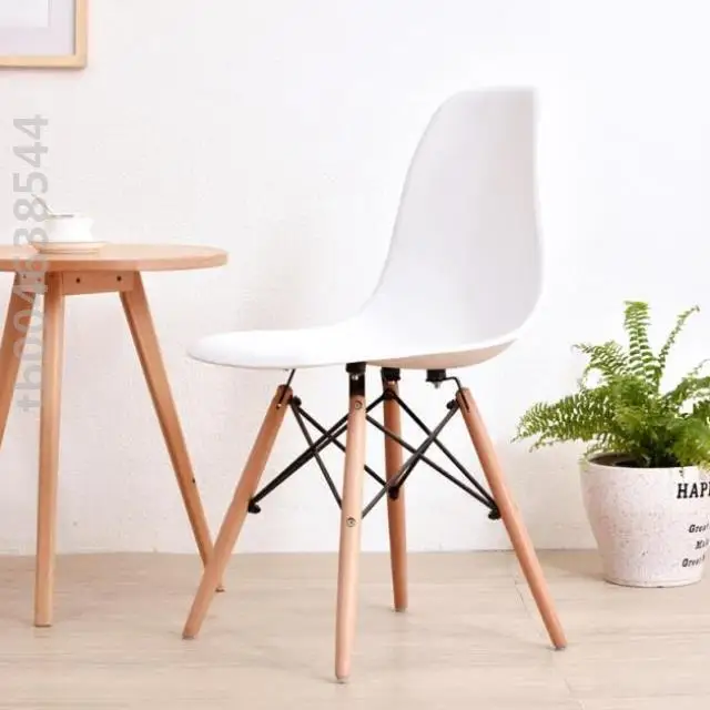 

M8 Nordic Dining Table and Chairs Modern Minimalist Creative Computer Office Chair Casual Home Back Plastic Coffee Chair
