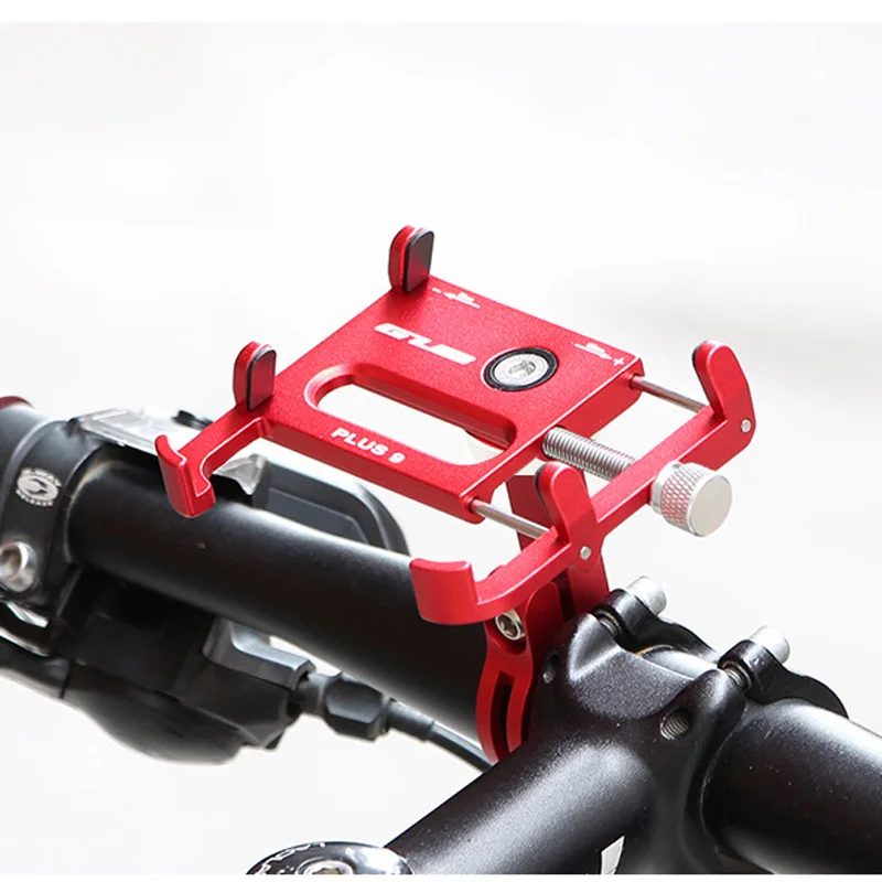 GUB Plus 9 Phone Mount for Bicycle Handlebar Install 55-100mm Adjustable 360 Degree Rotation Alloy Holder CNC Anodized Rack