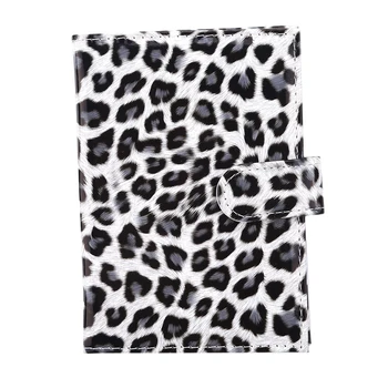 

New Unisex Leopard Print Passport Cover Girls Fashion Hasp Passport Holder Case PU Leather ID Card Holder Women Card Wallet