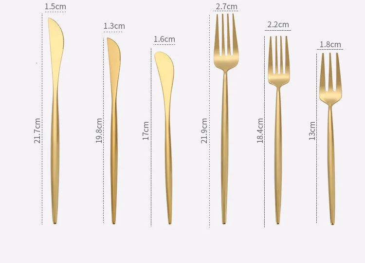 The Modest Dining Cutlery Set - Knife, Fork & Spoon Flatware