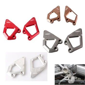 

Motorcycle Footrest Protector Foot Pegs Heel Guard Plates For BMW R1200GS 2013-2014