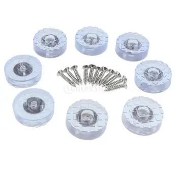 

8PACK Clear Furniture Pads, Furniture Feet Glides Sliders Carpet Saver for Chair Table Sofa Couch Leg Caps