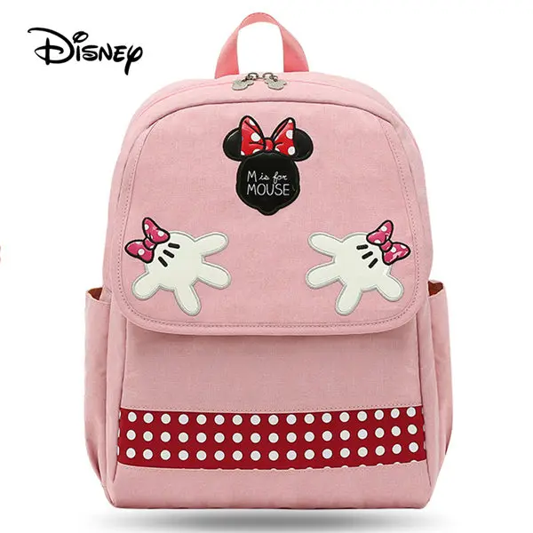 19 Disney Пеленки сумки для мамы USB бутылка изоляционная Сумка для беременных подгузник тепловой Микки Минни мумия рюкзак сумочка для ухода за ребенком - Цвет: 19