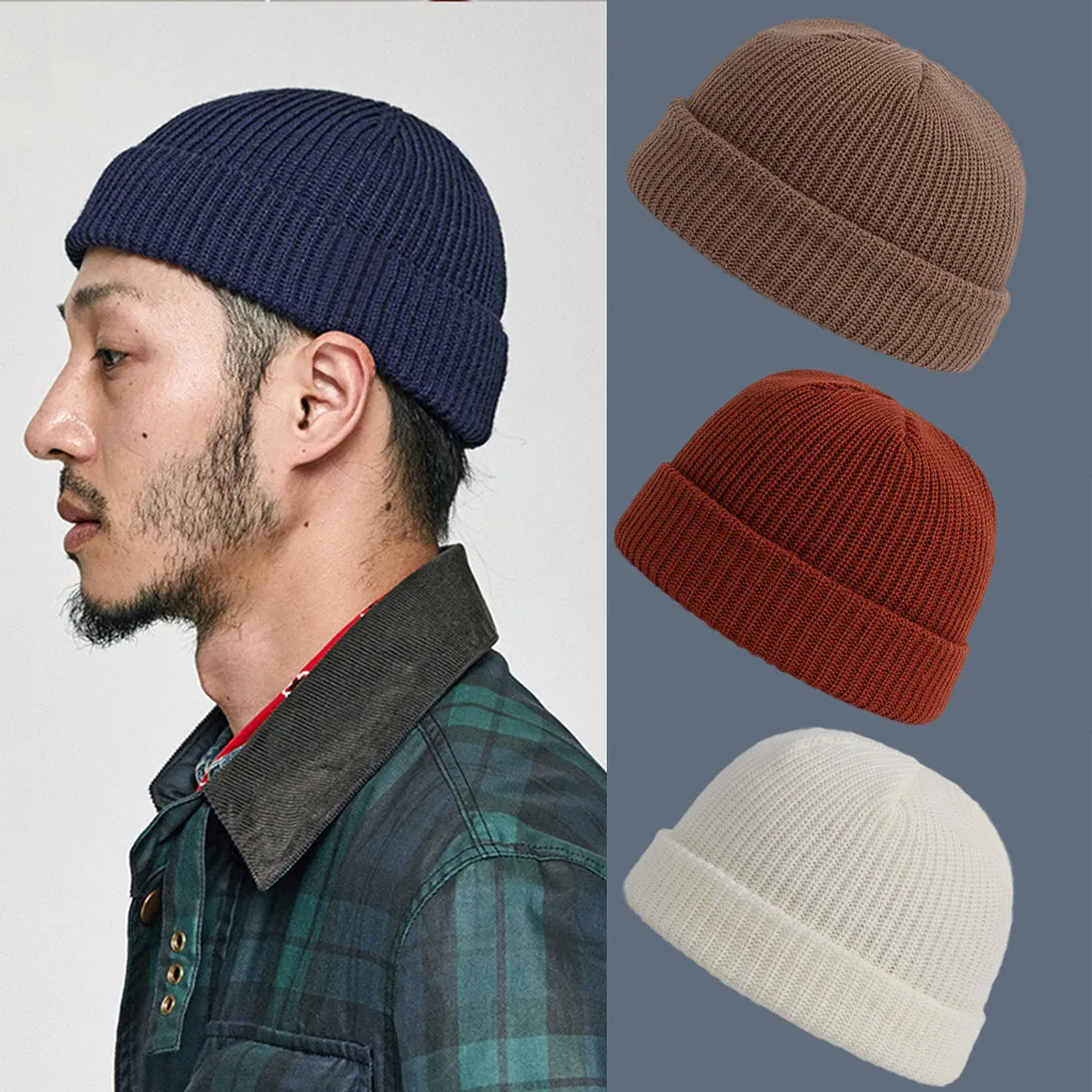 Winter Warm Beanies Casual Short Thread 