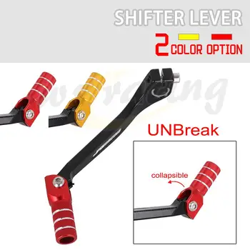 

Motorcycle CNC Fold Gold Red Gear Shift Shifter Pedal lever For SUZUKI RMZ250 rmz 250 2008-2019 2009 2010 2011 2018 2017