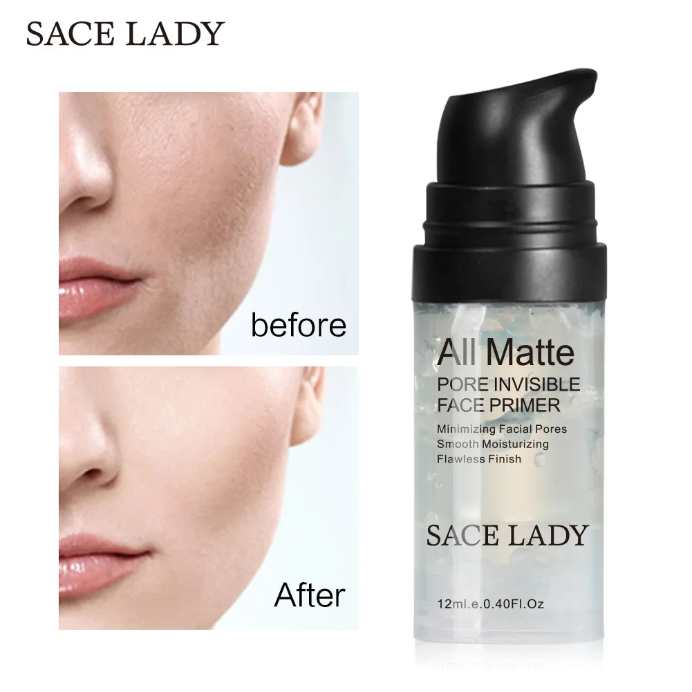 

SL212 Pore Invisible Cream 12ml Before SACE LADY Silk Skin Makeup Cushion Foundation Base