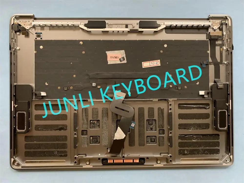 JUNLI клавиатура чехол для Apple Macbook Pro 1" A1707 космический серый топ чехол с клавиатура Topcase и Упор для рук с нами