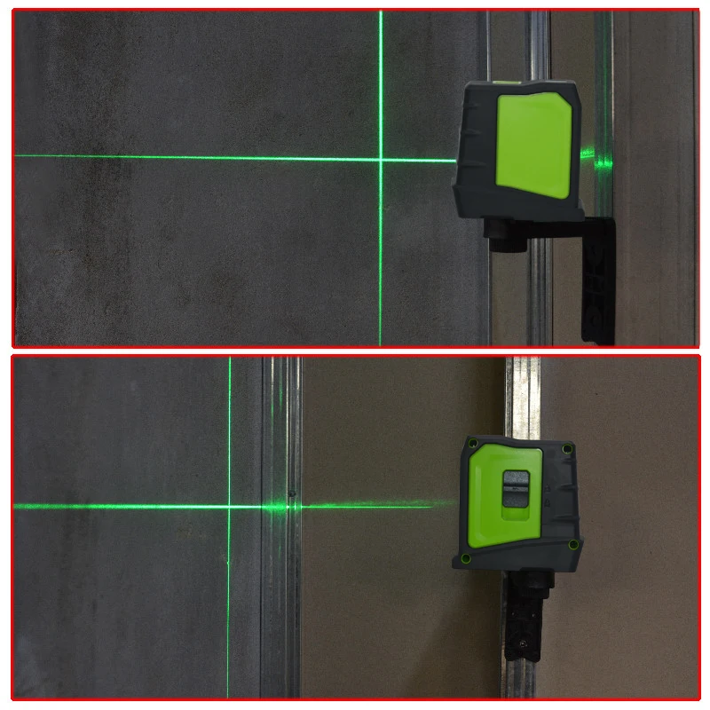 Zokoun зеленый луч 2 линии самонивелирующийся лазерный уровень на 360 градусов slash функциональный вертикальный горизонтальный крест лазерный нивелир