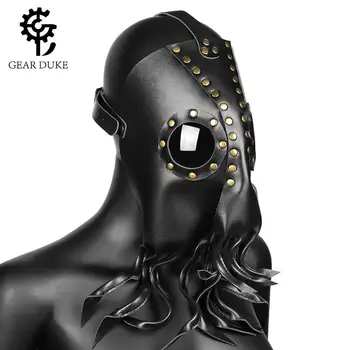 

2019 steampunk mechanical mask dark octopus Plague Doctor Bird Mask Retro Cosplay Masks Halloween Costume Props Accessories