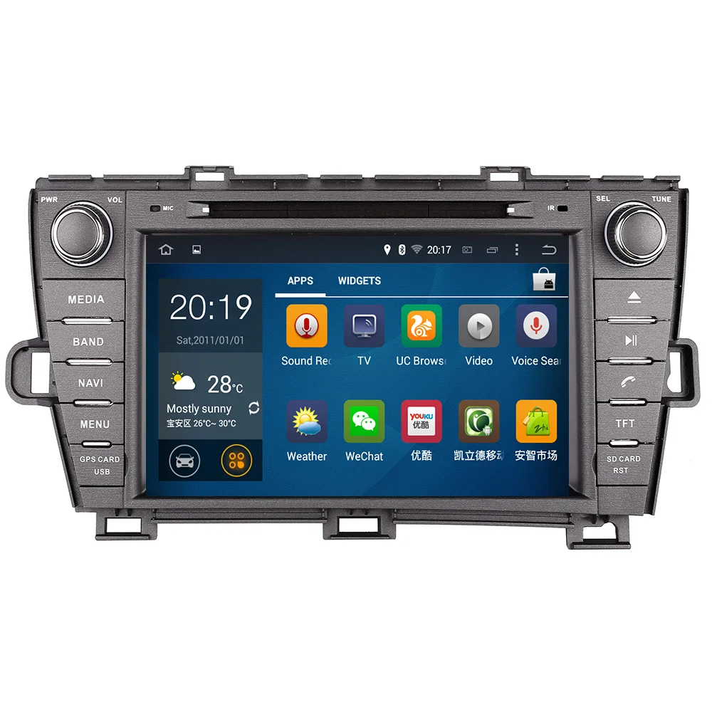 Автомобильный DVD плеер на Android 10 GPS навигатор стерео головное устройство для Toyota