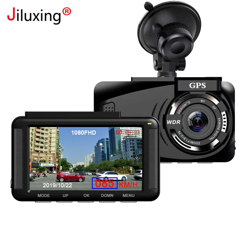 Автомобильный видеорегистратор Jiluxing X06S FHD 1080P GPS позиционирование мини скорости