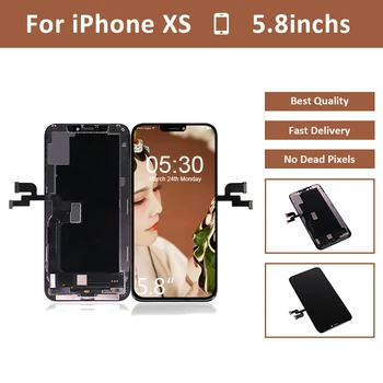 

100% Grade AAA For iPhone XS LCD Touch Display Screen Digitizer Assembly Mobile Phone Repair Parts Black Free Shipping