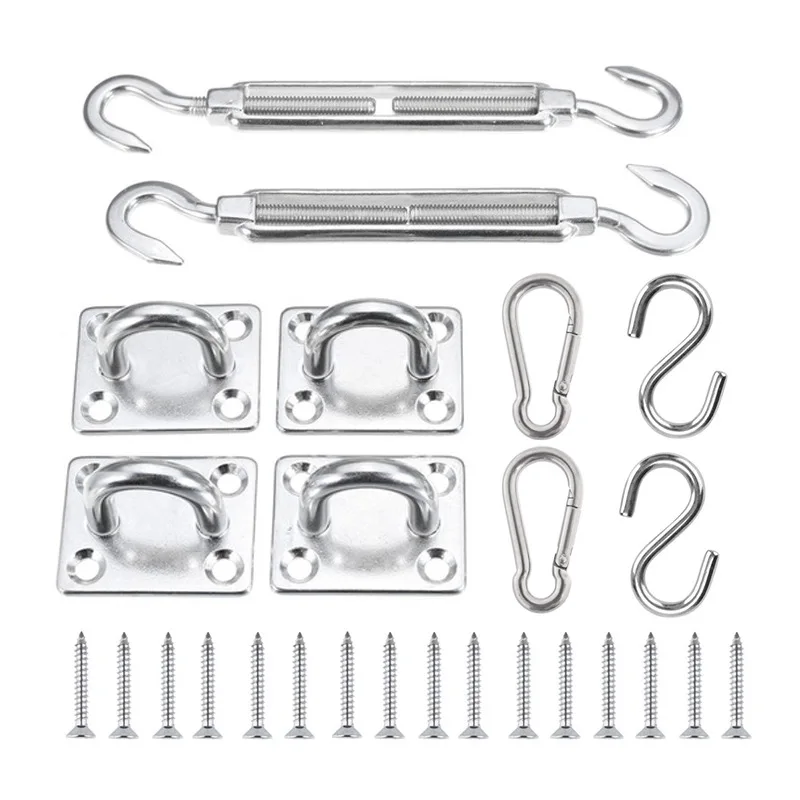 

Square-Shaped And Awning Sunshade Canvas Only Accessories Stainless Steel Square Door Turnbuckle Sunshade Net Accessories