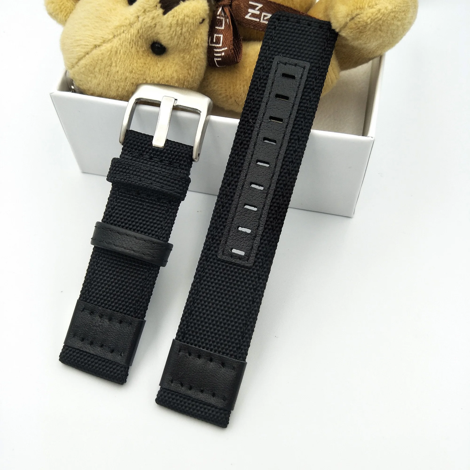 pulseira de couro de nylon para relógio