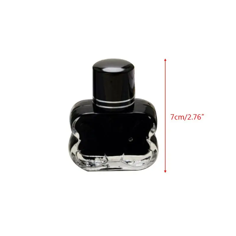 Smooth Writing Gold Fountain Pen Quick Drying Ink Refill Glass Bottled School Stationery Office Supplies