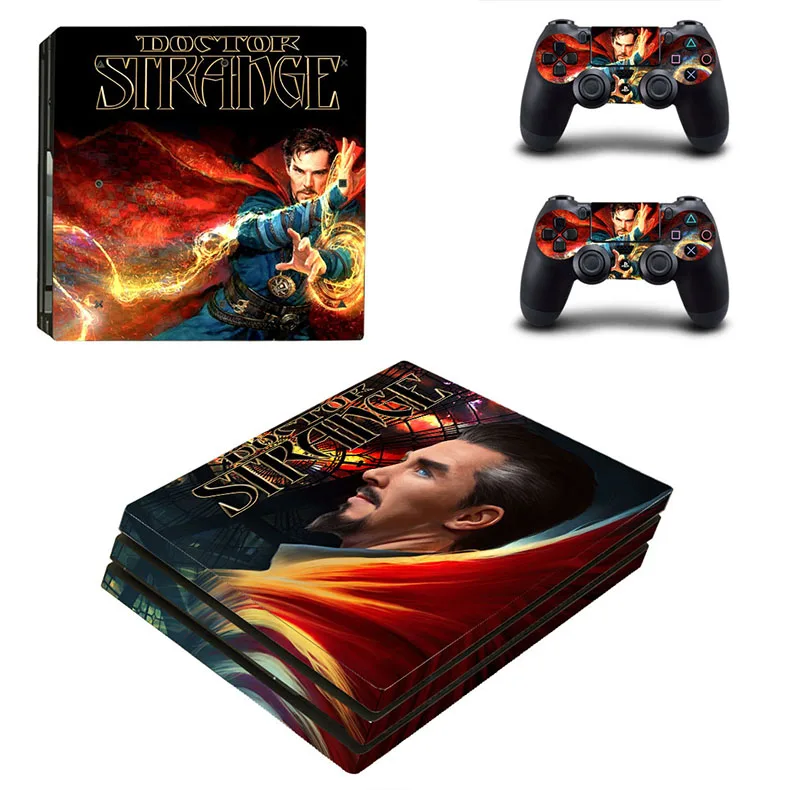 PS4 Pro Doctor Strange sticker s PS 4 Play station 4 Pro наклейка для кожи Pegatinas для playstation 4 Pro консоль и контроллер