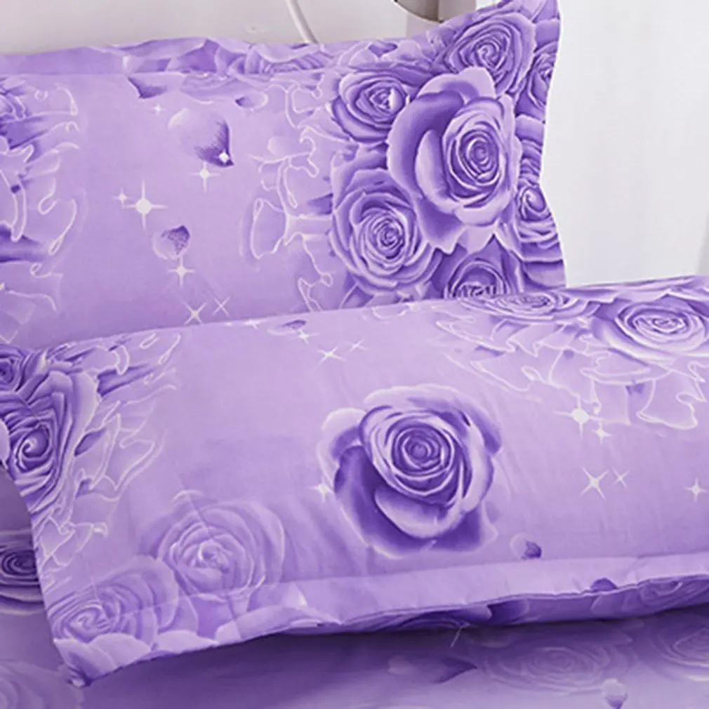 Household Korean Fashion Design Bilateral Bed Skirt+ 2 Pair Of Pillowcase Bed Skirt 3Pcs Sets Bed Linings