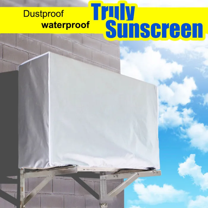 New Hot Outdoor Air Conditioner Cover Waterproof Anti-Dust Sunscreen Air-Conditioner Cover Protectors SMD66