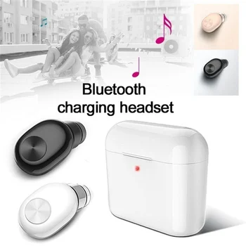 

BL1 Wireless Bluetooth Earphones Invisible Mini Portable Ultra Small In-ear Stereo Airbuds with Charging Box for iPhone Xiaomi