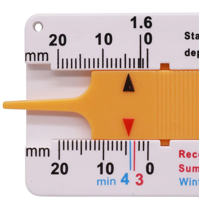 1 шт. глубиномер для измерения глубины протектора автомобильных шин| |