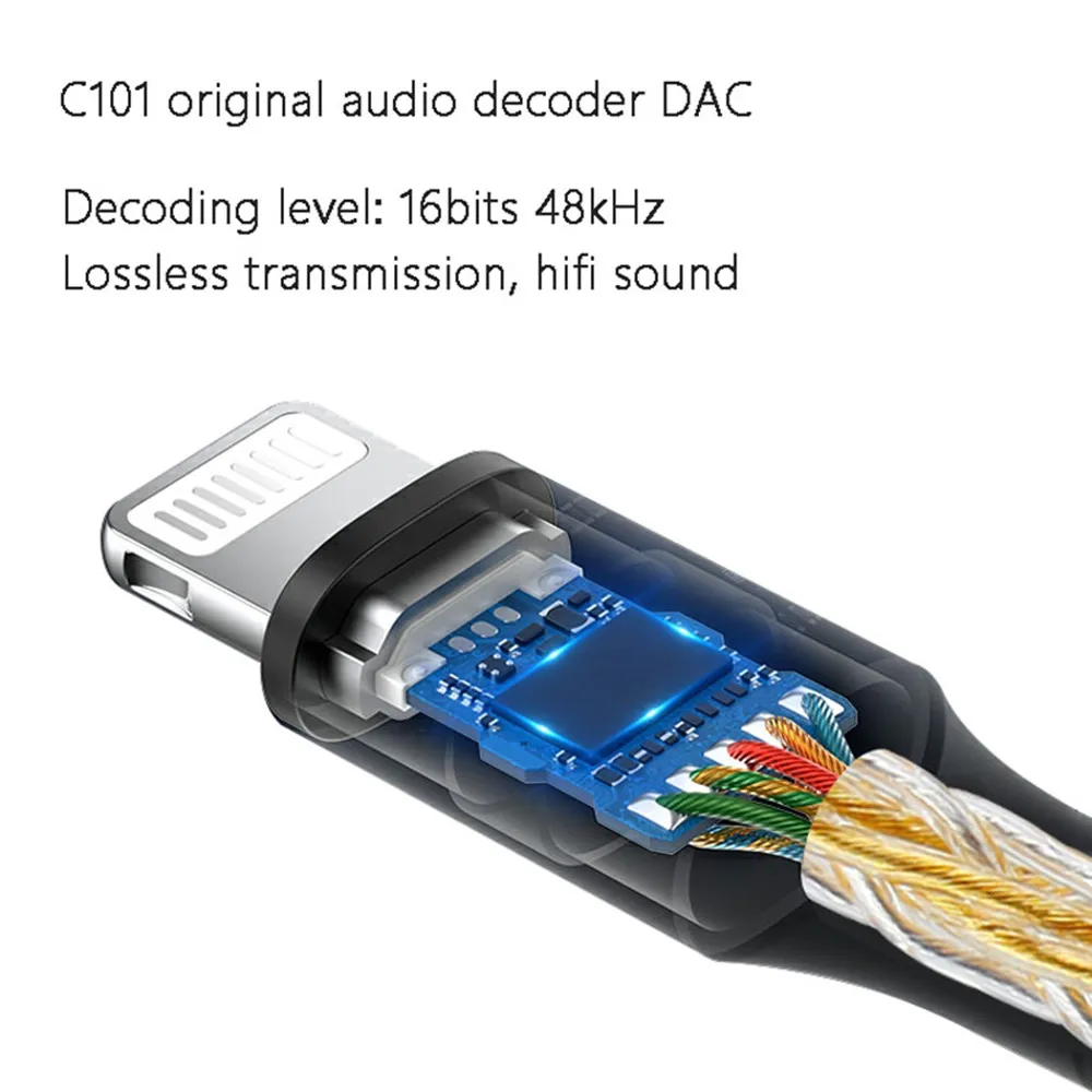 JCALLY JM08L HiFi Earphone Amplifier 3.5mm to Lightning