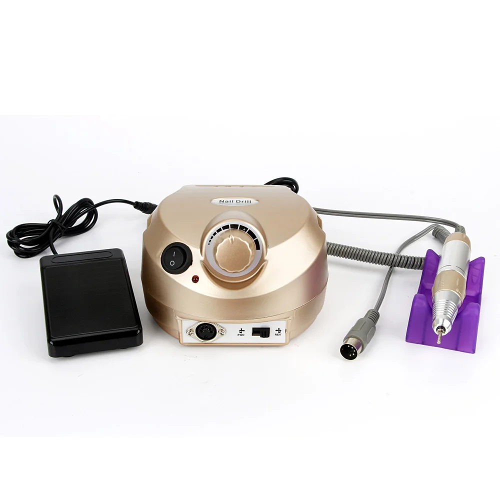 Nail Drill 35000 RPM Grinding Machine Electric for Manicure Pedicure with Cutter Nail Freze Machine Art Polisher Bit Holder