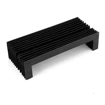 

CNC Machine Fitting Stretched Accordion Style 11.8" Long Dust Cover Black