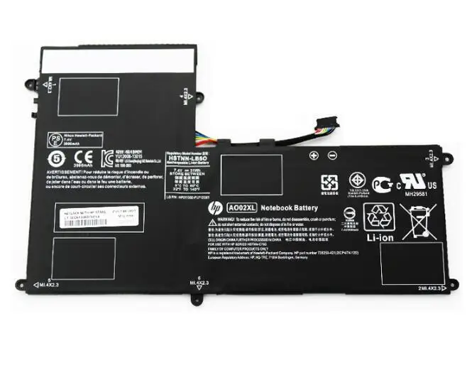 Новый оригинальный аккумулятор для HP AO02XL ElitePad 1000 G2 728250-541 A002XL 7 4 V 31Wh | Компьютеры и
