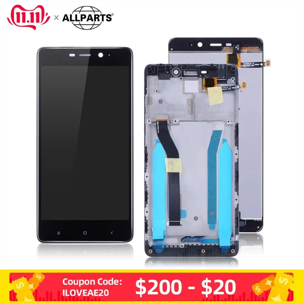Дисплей для Xiaomi Redmi 4 Pro Prime LCD в сборе с тачскрином на рамке Оригинал 5.0''