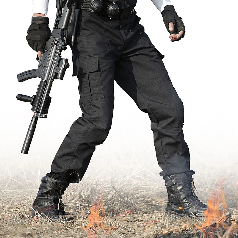Straight Trousers Cargo Working Pant 