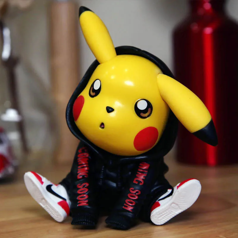 

pokemon Pokbaby Tide Bikachu Pet Elf Toy Handmade Model Creative Gift
