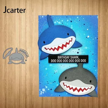 

New Design Metal Cutting Dies Shark Border Craft Stencil Diy for Scrapbooking Handmade Card Make Shape Album Decoration Model