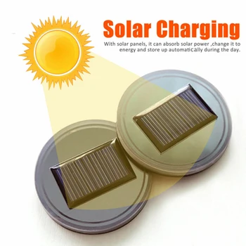 

Decoration LED Cup Holder Blue Light Waterproof 2pcs Solar charging Cup Pad New