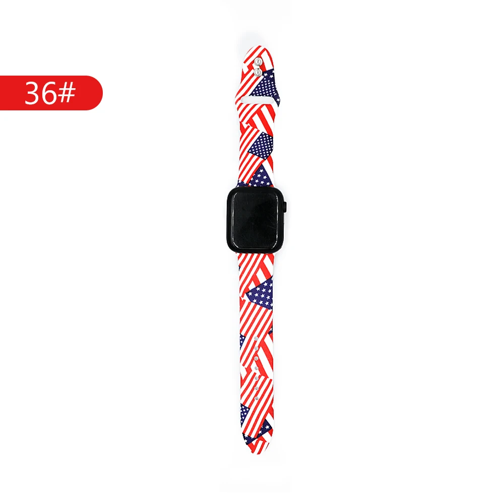 36 Ремешок для apple watch band 44 мм/38 мм apple watch 4/3/2/1 наручных часов iwatch, ремешок 42 мм/40 мм, correa, часы с силиконовым ремешком, ремешок для часов - Цвет ремешка: 36