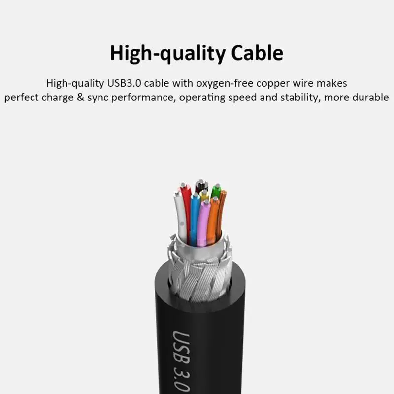 ORICO 2 отсека SATA на USB 3,0 внешний жесткий диск Док-станция для 2,5/3,5 дюймов SSD HDD