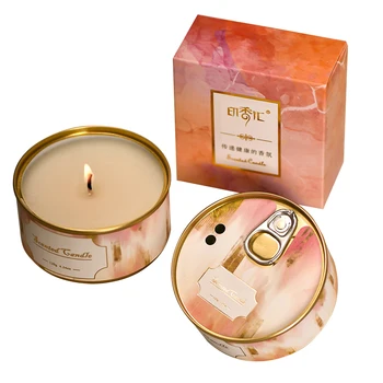 

4 pcs candle & The fragrance in the bedroom soothe the nerves and help sleep purify the air fragrance candle