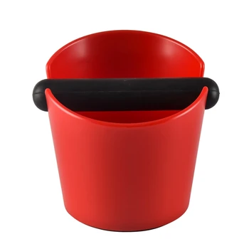 

HOT!Non-Slip Coffee Grinder Trash Can Coffee Tool Cafe Accessories Coffee Grinder Knock Box Coffee Powder Container Open